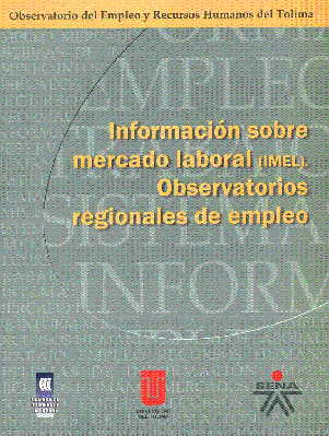 Informacion sobre mercado laboral  IMEL Observatorios regionales de empleo