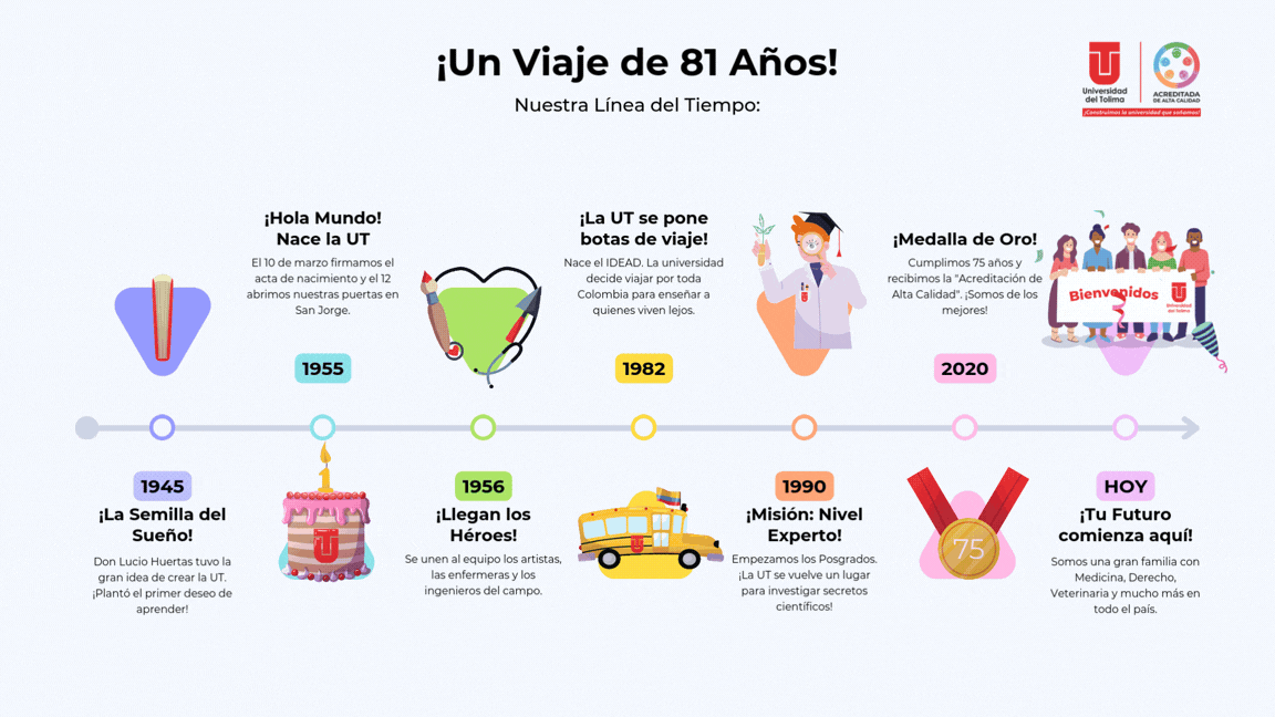 Presentación de Gráficos Visuales Líneas de Tiempo Profesional Infográfica Multicolor
